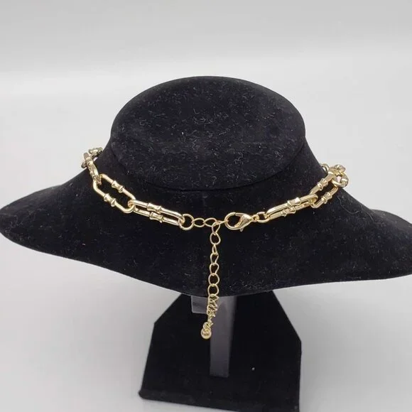 100% Auth Louis Vuitton Lock & Key with Unbranded Gold Plated Chain Necklace - Picture 5 of 11